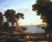 Landscape with Dancing Figures - 克劳德·洛朗